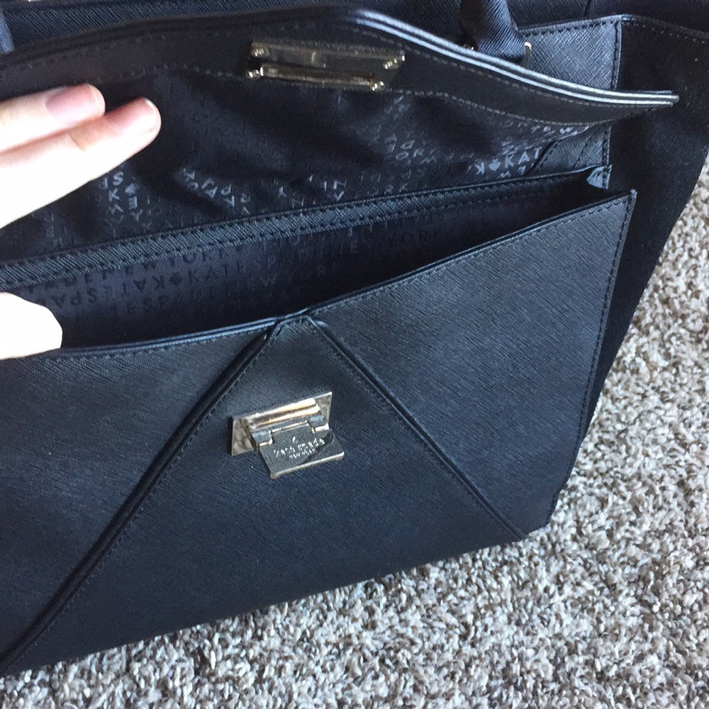 Kate Spade Wesley Place Leather And Suede Tote - Picture 4 of 7